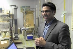 Krishna Kota, New Mexico State University assistant professor of mechanical engineering, is conducting research that may lead to longer duration of space missions - a high priority of NASA. It may also lead to energy efficiencies in many other applications, ultimately reducing consumption of fossil fuels and the carbon footprint. (Courtesy image)