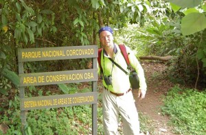 New Mexico State University applied statistics professor William Gould visited Corcovado National Park in Costa Rica earlier this year to share the latest animal population monitoring techniques with a team of local researchers there. (Submitted photo)